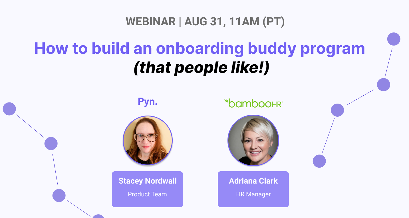 How to build an onboarding buddy program (that people like!)